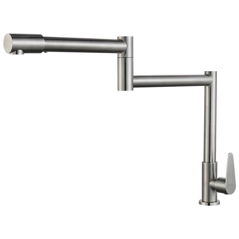 KEGOO Ret retractable Foldable Single Cold Kitchen Faucet