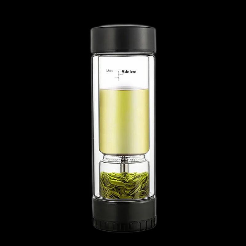 Cha Ma Shi T6 Double-Layer Glass Tea Infuser Bottle