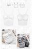 Aquamie Bra Bra Short Sexy Short Heart with Cups Camisole, Top, Cami, Cami, Length, Print, Sleeveless, (White)