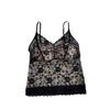 Lace V-Neck Cami With Built-In Bra