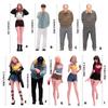 1/64 Scale Miniature Scene Model Handcrafted Exquisites Resins People Scene Figure For Home Decoration And Display