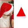 Soft Plush Santa Hats Classical Design Christmas Cap For Adult Kids Indoor Outdoor Holiday Party Gathering Headpiece
