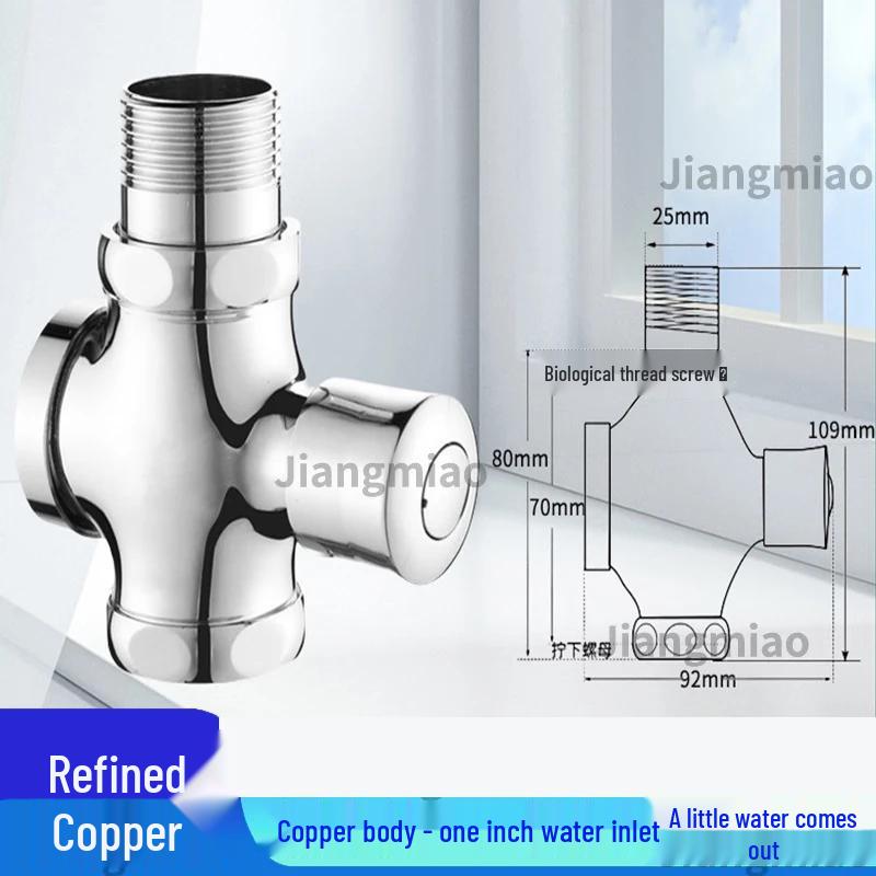 MDNG Copper Manual Delay Flush Valve