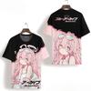 Takanashi Hoshino Blue Archive Cosplay T-Shirt Popular 3D Print Cartoon Tee Summer Men Women Harajuku Short Sleeve Cosplay Tops