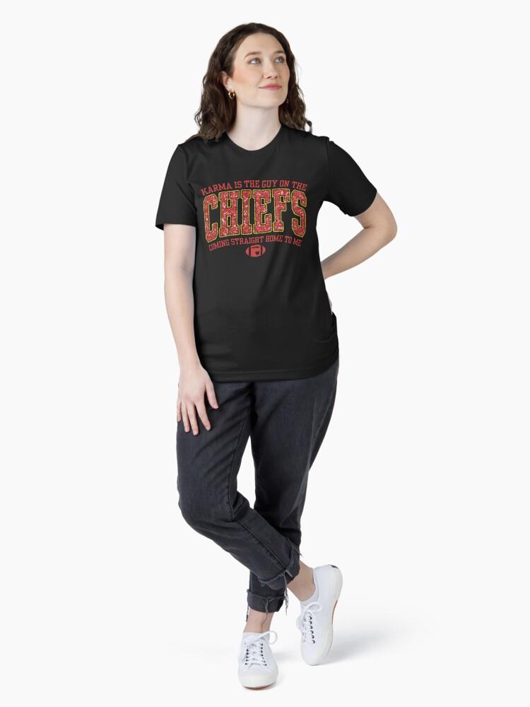 Karma Is The Guy On The Chiefs Travis Kelce Taylor Essential T-Shirt