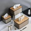 1pc, Tissue Box Holder, Desktop Tissue Holder Tissue Box Cover Clear Tissue Box,  Creative Tissue Box For Home