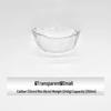 Gold Rim Lead-Free Crystal Salad and Dessert Bowl Set with Hammered Texture