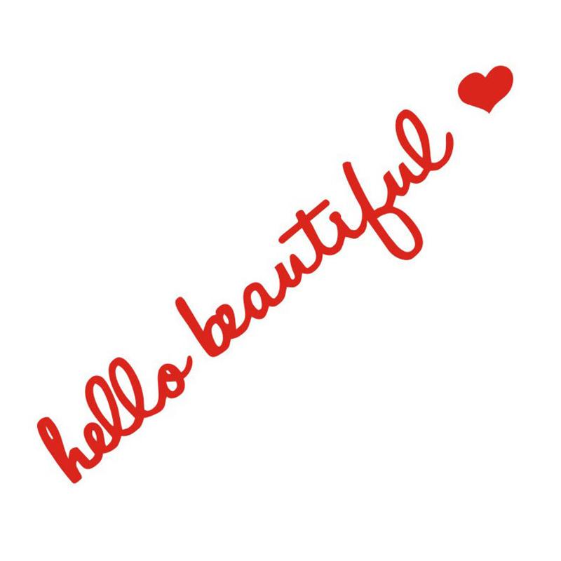 1PC Passenger Princess Star Car Mirror Stickers Decoration Rear View Mirror Auto Vehicle Vinyl Decal Sticker Interior Access