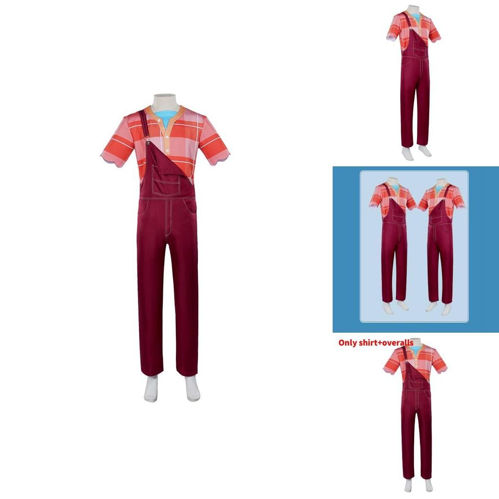 Costume Cosplay di Ralph Spaccatutto per Halloween in Tessuto di Poliestere e Vestibilità Comoda per Bambini e Ragazzi