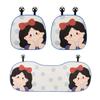 Summer Style Cartoon Princess Car Seat Cushion with Lace Pillow