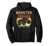 Monster Truck Retro Sunset Vintage Monster Truck Are My Jam Hoodie