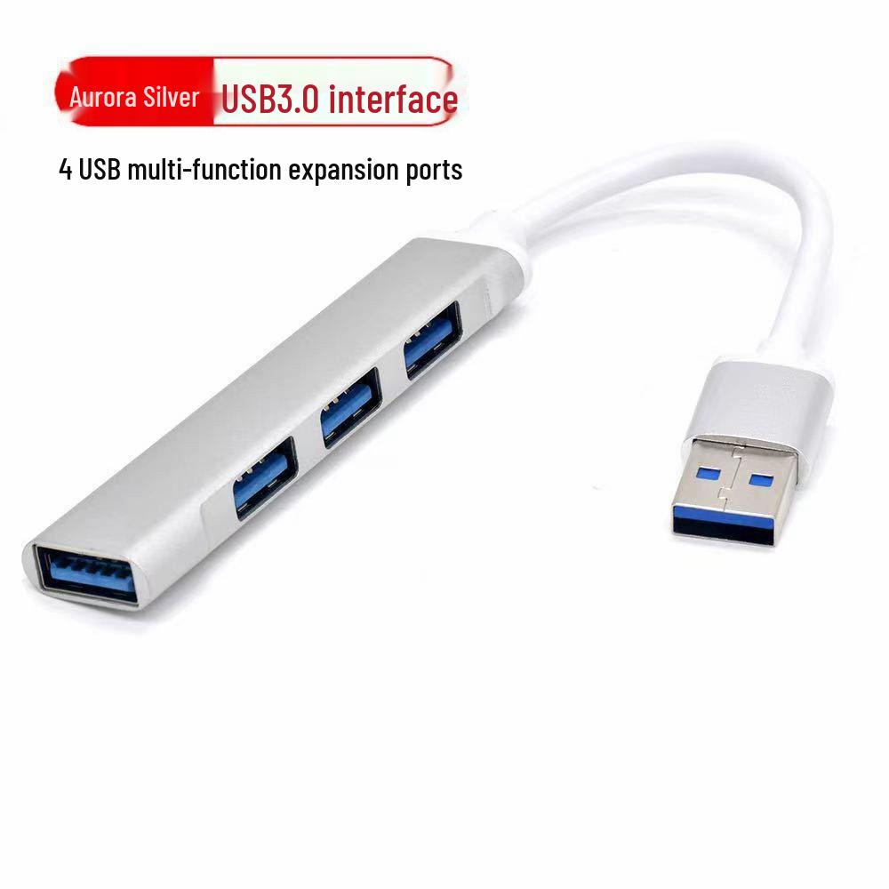 USB 3.0 Multi-Port Hub Splitter with Type-C for Laptops, Tablets, and Desktops