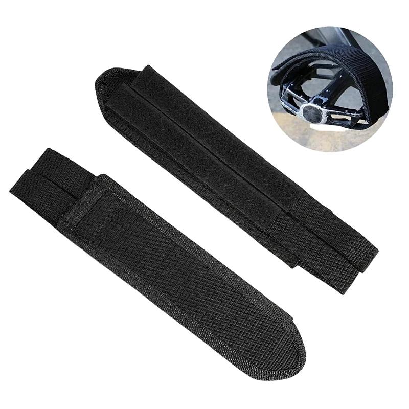 1 Pair Bike Bicycle Adhesive Straps Pedal Toe Clip Strap Belt Suitable Bike Bicycle Pedal Tape Anti-slip Toe