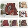 Plaid-Sofa für Kniedecken warme Winterbettdecke Überwurfdecke Dekor Boho warmes Fleece Nordisch Vintage Marokkanisch Weich und haarig