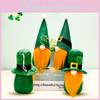 St. Patrick's Day Home Decor Handmade Gnomes Plush Toy Shamrock Faceless