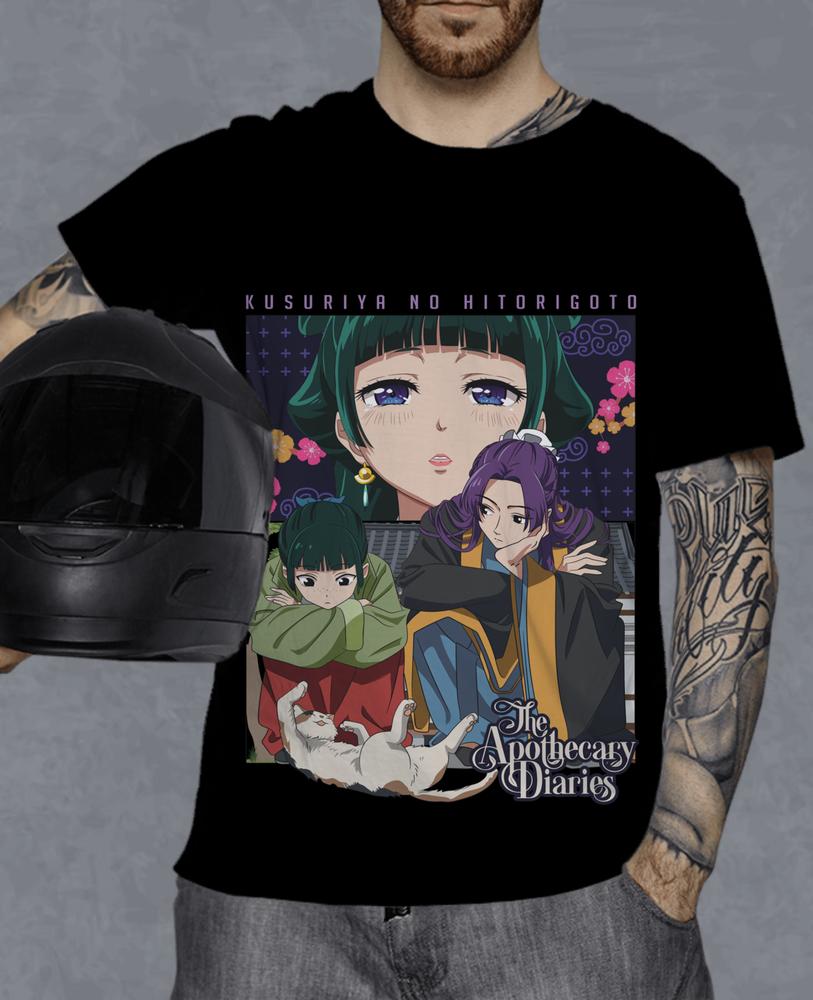 Kusuriya no hitorigoto maomao tričko Kawaii s krátkým rukávem Waifu dívka dárek tričko