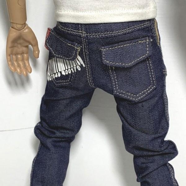 Figuren benutzerdefinierte lose Hut Spielzeug kugelsichere Matel Kleidung drucken Auspuff Jeans, 1 koreanisches Spielzeug