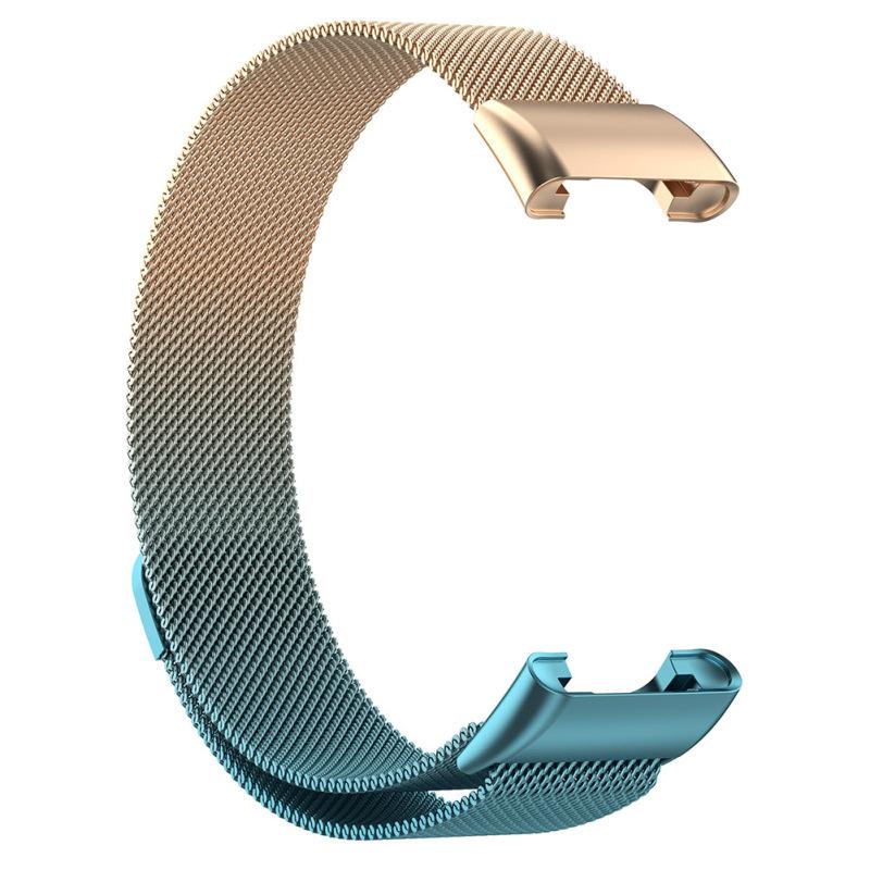 LWN rozsdamentes acél óraszíj csuklópánt csere óraszíj tartozékok, kompatibilis a Mi Band 7 Pro készülékkel