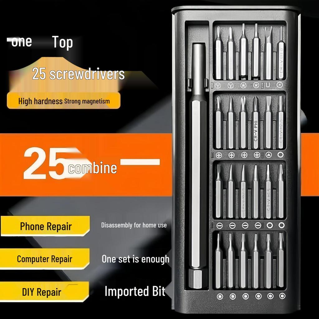 25-in-1 Multi-functional Screwdriver Set for Computer and Phone Repair