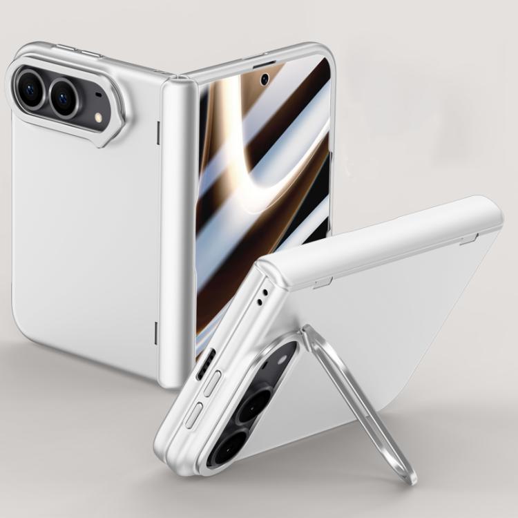 Crazy Series Integrated HD Film Skin Feel Center Axis Case With Lens Holder For iPhone Duo