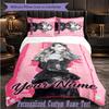 Personalized 3Pcs Bedding SetTaylor Swift Custom Text Duvet Cover Pillowcase Set Bedroom Gift