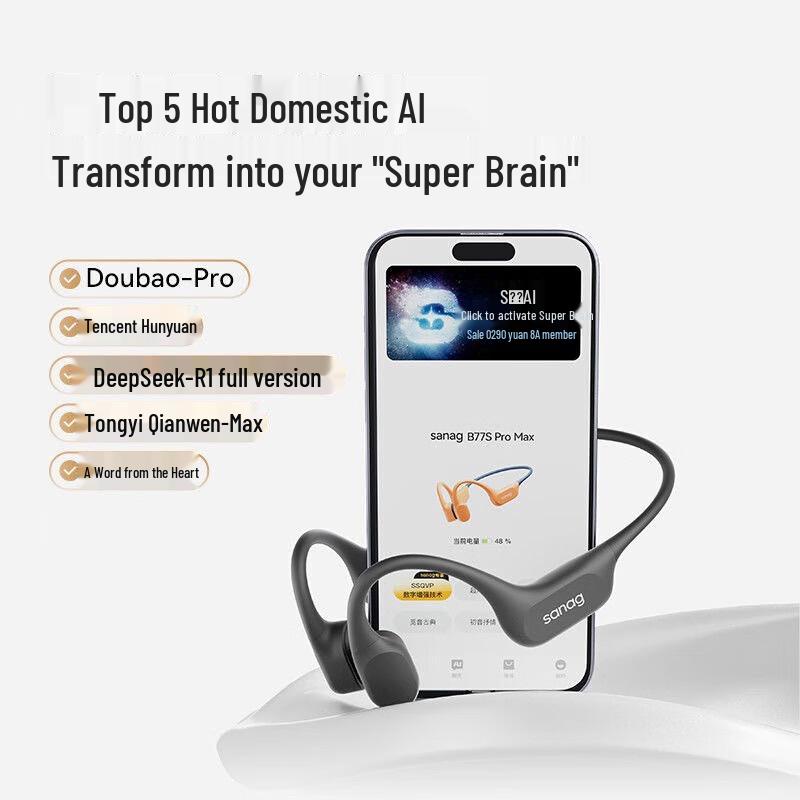 Saina B77S Bone Conduction Sports Earphones