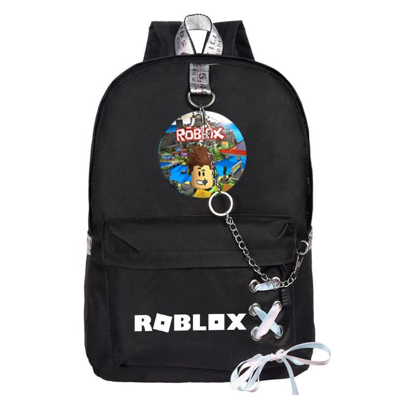 

Рюкзак из ткани Оксфорд с принтом Roblox и уникальным дизайном с цепочкой для студентов Circle