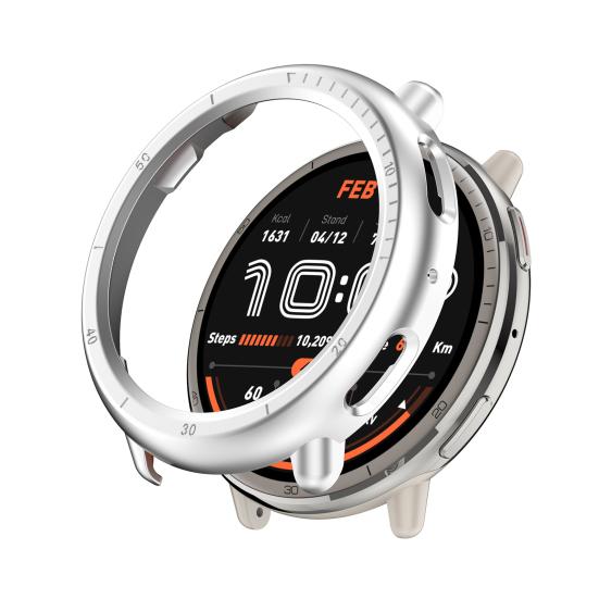 Yousheng Hard Shell Glass Screen Protector Shockproof Impact Resistant Easy Installation Smart Watch Protective Cover for Amazfit Active 2