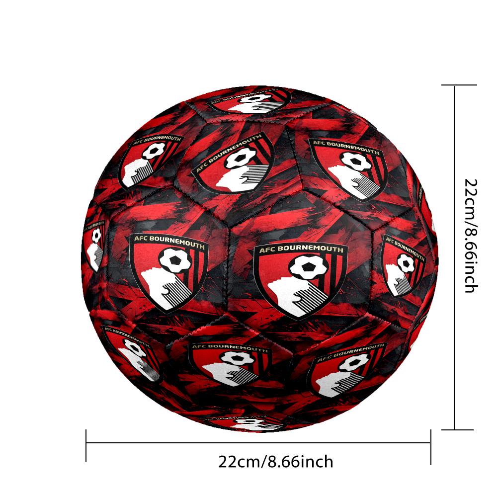 Afc Crest Printed Size 5 Soccer Balls, High-Quality, Anti-Slip, Protective Football, A Unique Gift Suitable for Him/Her, Birthdays, Christmas Gifts