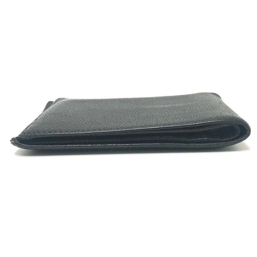 BVLGARI logo Short wallet, Wallet, Compact wallet Folded wallet  Black