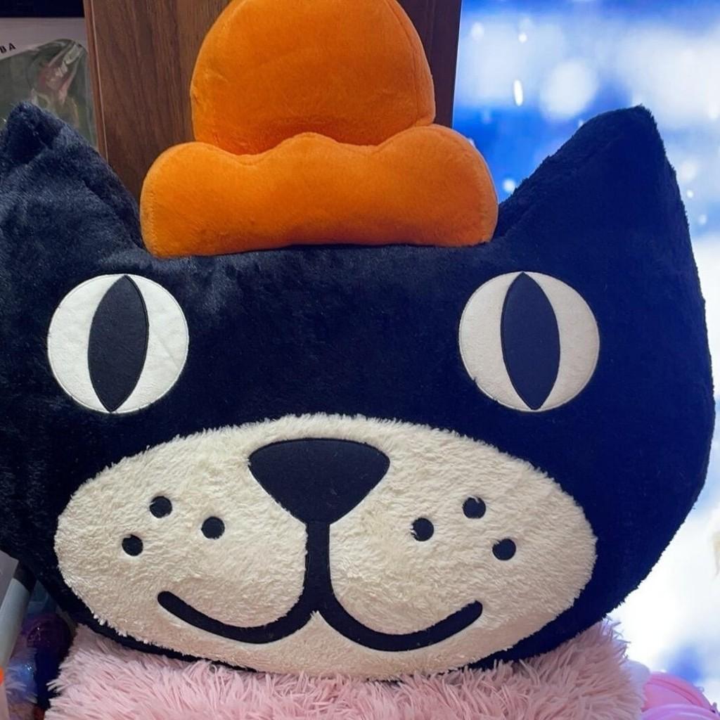 Jc Cat Plush Pillow With Pp Cotton Filling For Halloween And Christmas Decor