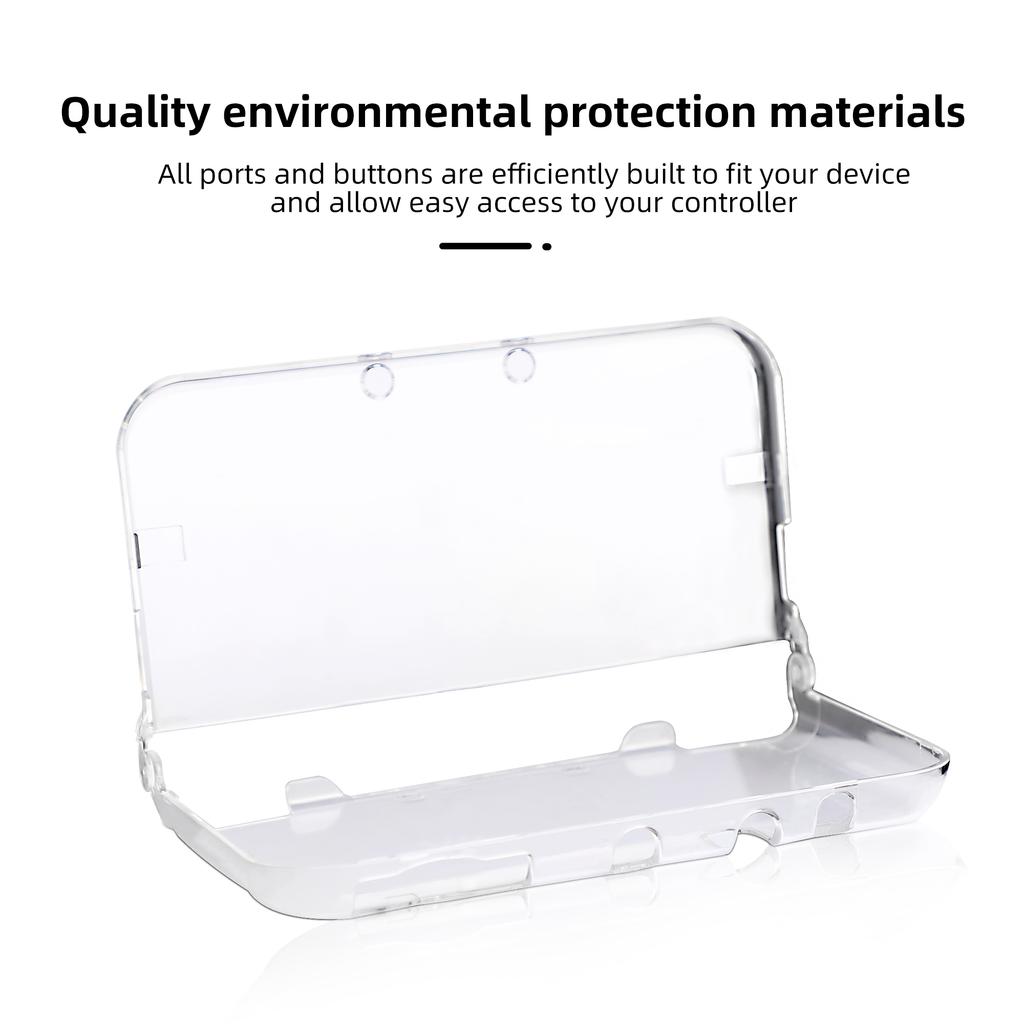 For 3DS Case Lightweight Rigid Plastic Clear Crystal Protective Hard Shell Skin PC Case Cover For Nintendo Old 3DS