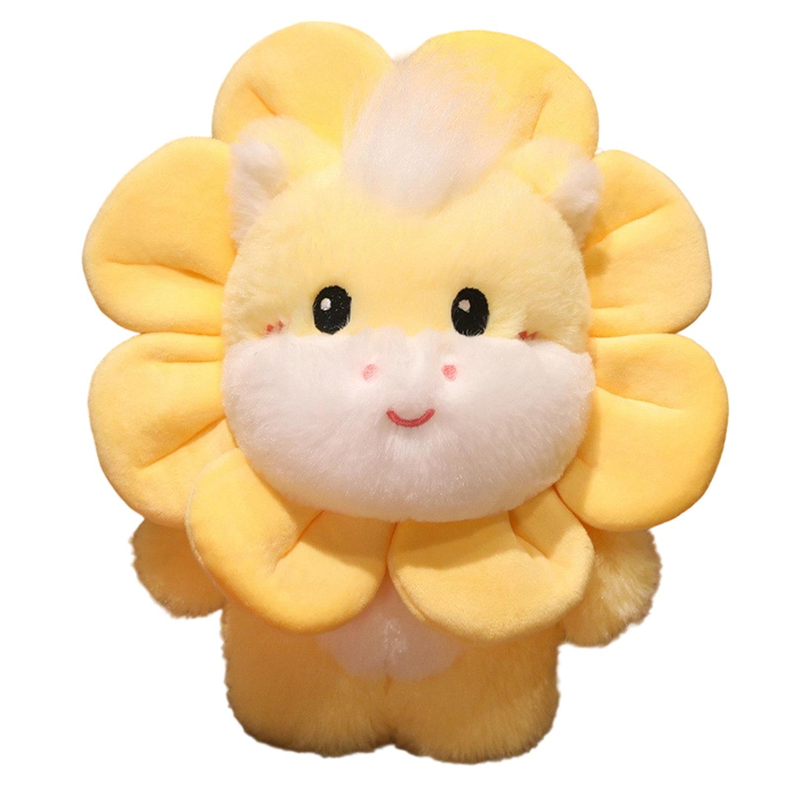

30cm Madou Sunflower Doll Plush Toy Annual Meeting New Year Gift One Size жёлтый