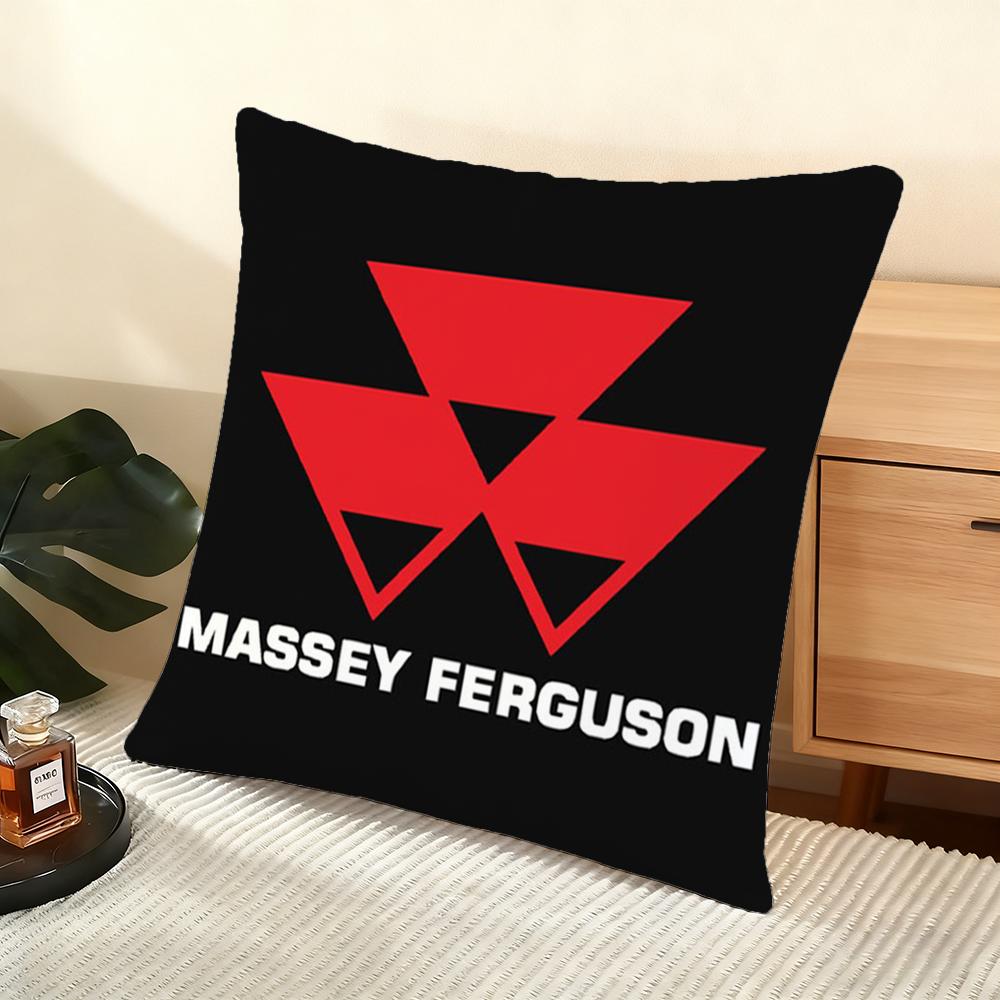 M-Massey F-Fergusons Cushion Cover Soft Short Plush Pillow Cover Smooth Cozy Texture Aesthetic Cushion Case Home Decor