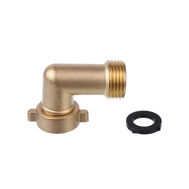 90-Degree Hose Elbow With Easy Grip Connector | Perfect For RV Water Hookups And Residential Outdoor Faucets