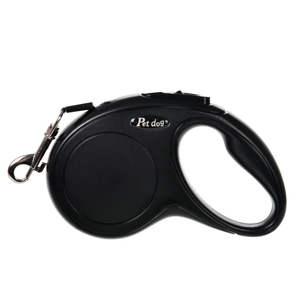 Color Block Bone Retractable Dog Leash: Portable, Frosted, and Automatic