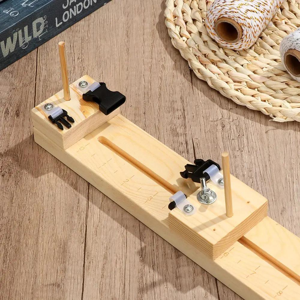 Quality Wristband Maker Wood Material Bracelet Knitting Tool Wristband Knitting Tool Jig Bracelet Maker Wood Paracord Making