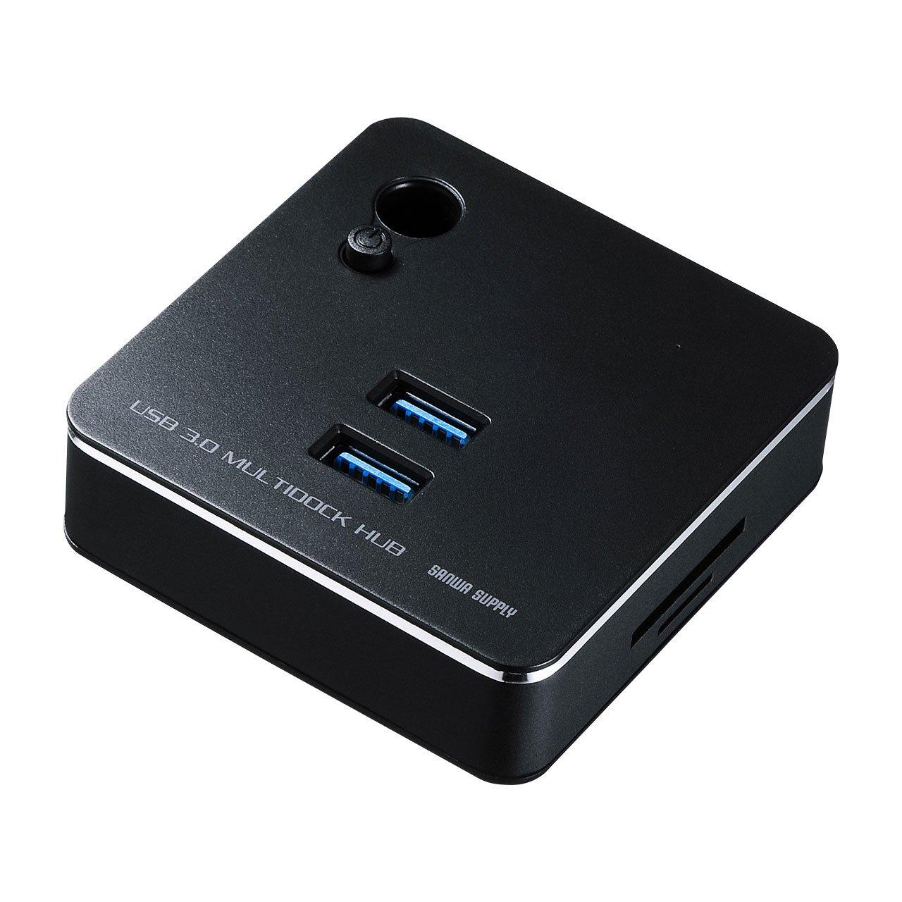 

Sanwa Supply USB 3.0 Hub with LAN Port, USB-3HC201BK