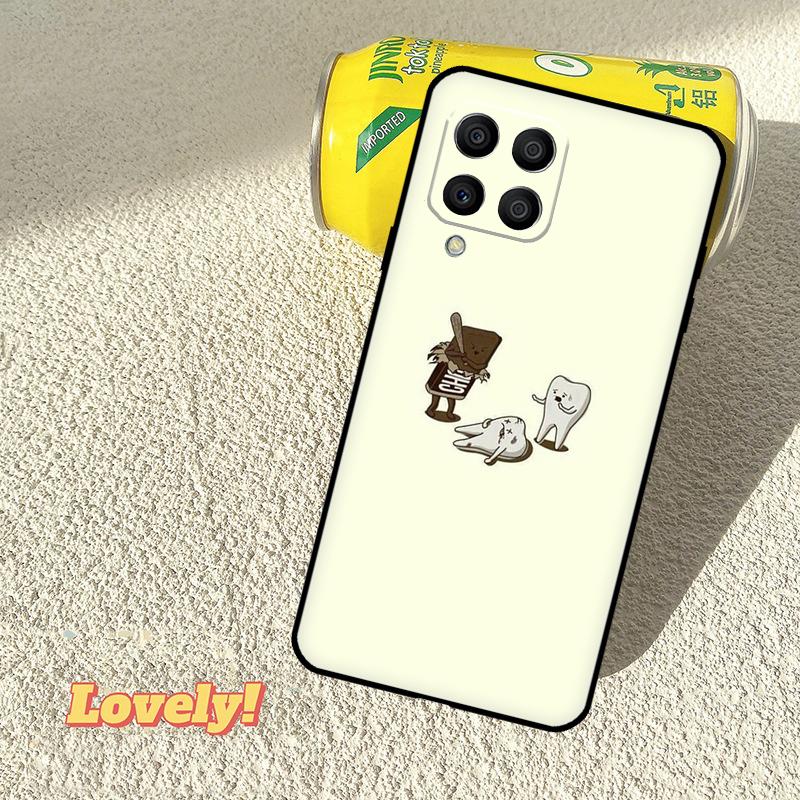 Dentist Tooth Pattern Case For Samsung Galaxy M31 M56 M13 M33 M53 M15 M35 M55 M06 M16 M36 M12 M32 M52 M14 M34 M54