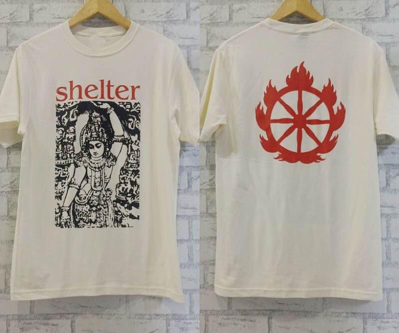 Shelter Band Album Musik Baumwolle Weiß Alle Größen T-Shirt Für Männer TU406 XXXXL