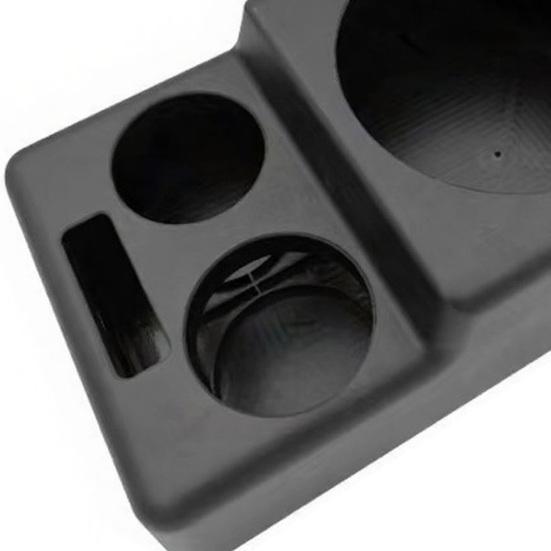 Large Car Cup Holder Tray with Non-Slip Base Universal Truck Boat Water Bottle Organizer Extended Console Universal Sofa Storage Box for Phone Snacks