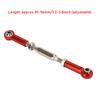 6 pcs 81mm   Aluminum Servo Links Tie Rod Set for RC Car Accessories