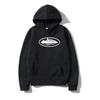 Black Yacht Graphic Hoodie for Men & Women, Nautical Style Casual Hooded Sweatshirt, Trendy Streetwear Top for Sailing Lovers