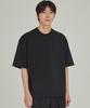 Liua [Signature Cotton] Oversized Short Sleeve T-Shirt (Black)