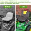 600D Oxford Lawn Mower Seat cover,Riding Mower Seat Cover with Two Storage Bags,wear-resistant and Tear-proof Tractor Seat Cover