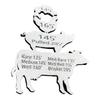 Meat Temperature Magnet for Grill & Fridge  Internal Cooking Temp Chart for Beef Pork Chicken Fish Grilling Accessories