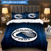 3PCS Atlanta Football Club Bedding Set 2D Printing (Includes 1 Duvet Cover + 2 Pillowcases Coreless), Bedroom decor,Fan Gift