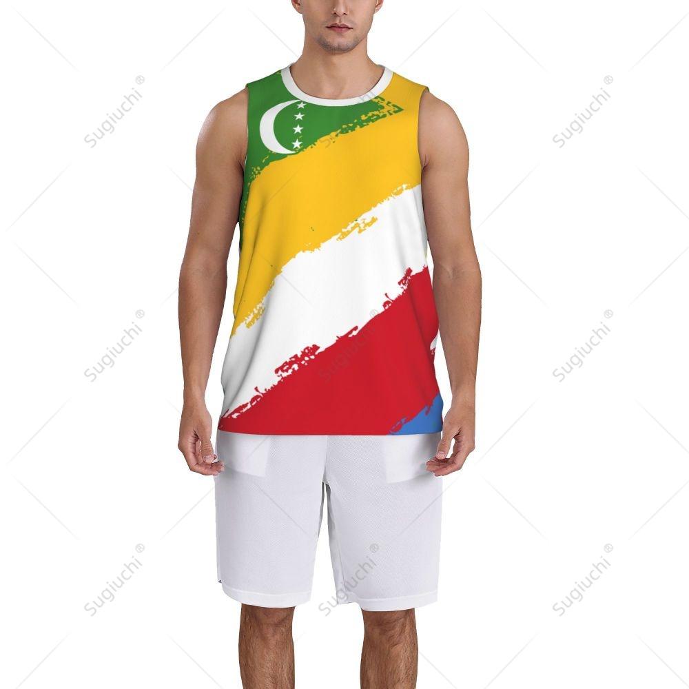 HUANGSE Basketball Jersey Sports Fitness Vest 3D Customized Men's Vest Casual, Comfortable, Loose, Quick-drying and Sweat-wicking