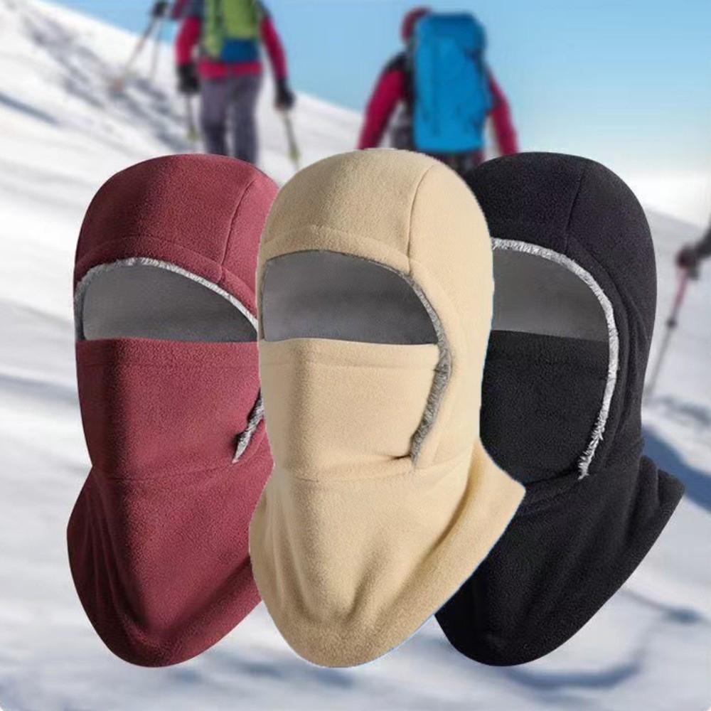Touca Balaclava Ciclismo à Prova de Frio Proteção de Pescoço Touca de Esqui à Prova de Vento Chapéu Quente Máscara Esqui