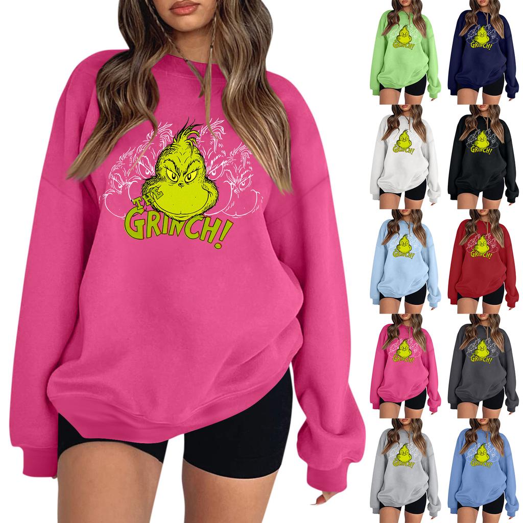 Dámská mikina Colorblock Dlouhý rukáv Kulatý výstřih Neformální Pohodlné Volné Lehká dámská mikina